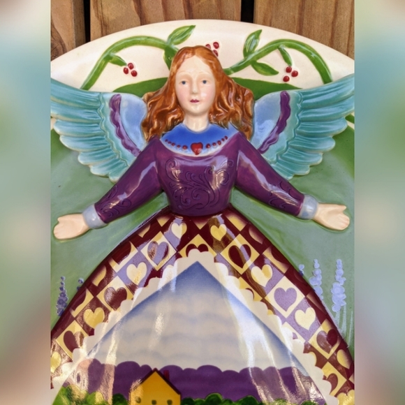 Jim Shore "Summer" Angel Collectors Plate - Picture 2 of 8